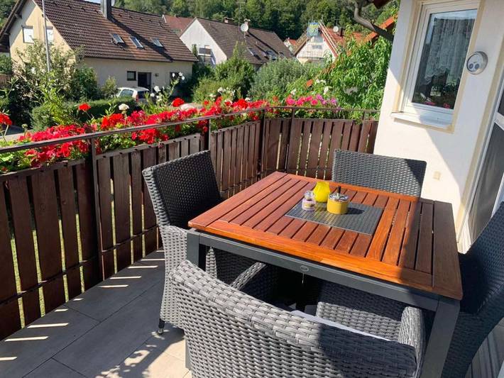 Ferienwohnung für 8 Personen, mit Balkon und Terrasse sowie Garten und Sauna in Heiligenstadt - 3