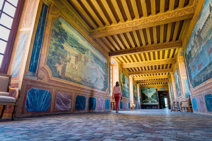 Loft romantique au château avec piscine in Gizeux, Vallée de la Loire