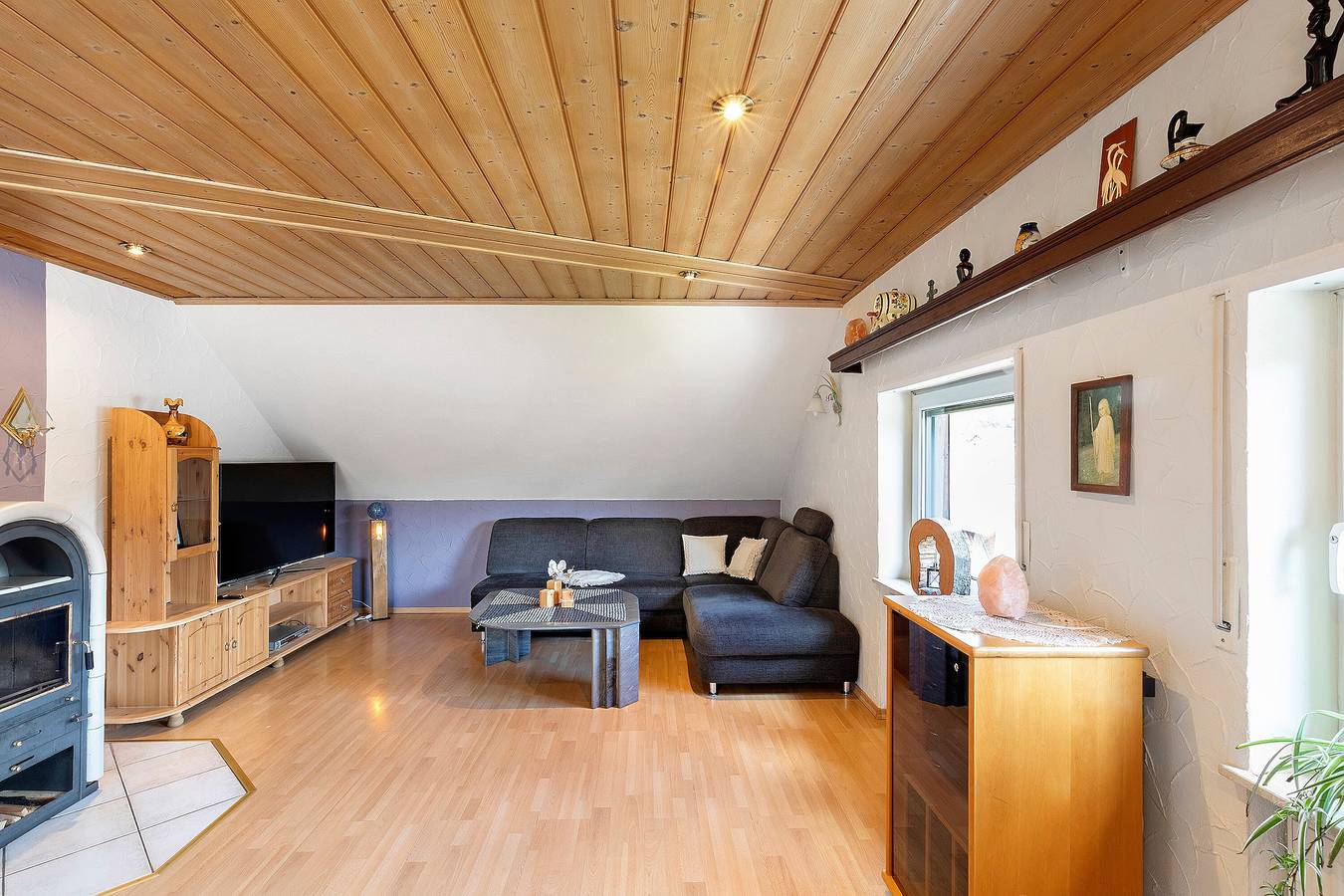 Appartement entier, Appartement « Ferienwohnung Spessartluft » avec jardin commun et Wi-Fi in Spessart-Mainland