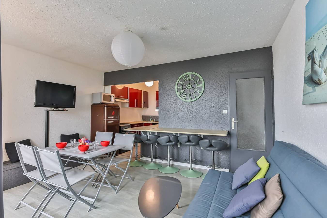 Apartamento entero, Les Mouettes - 450m de la mer - Balcon in Saint-Hilaire-de-Riez, Vandea