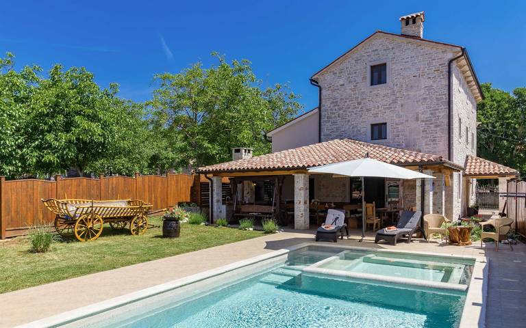 Villa pour 18 personnes, animaux acceptés à Barban - 3
