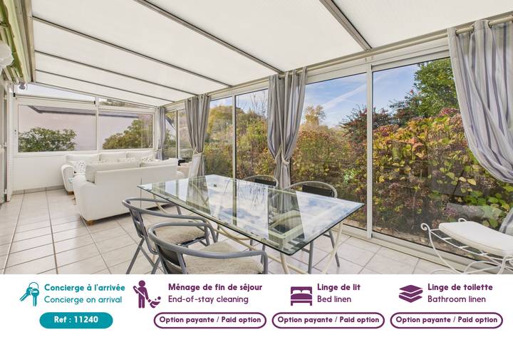 Location de vacances pour 8 personnes, avec jardin et terrasse à Arradon - 2