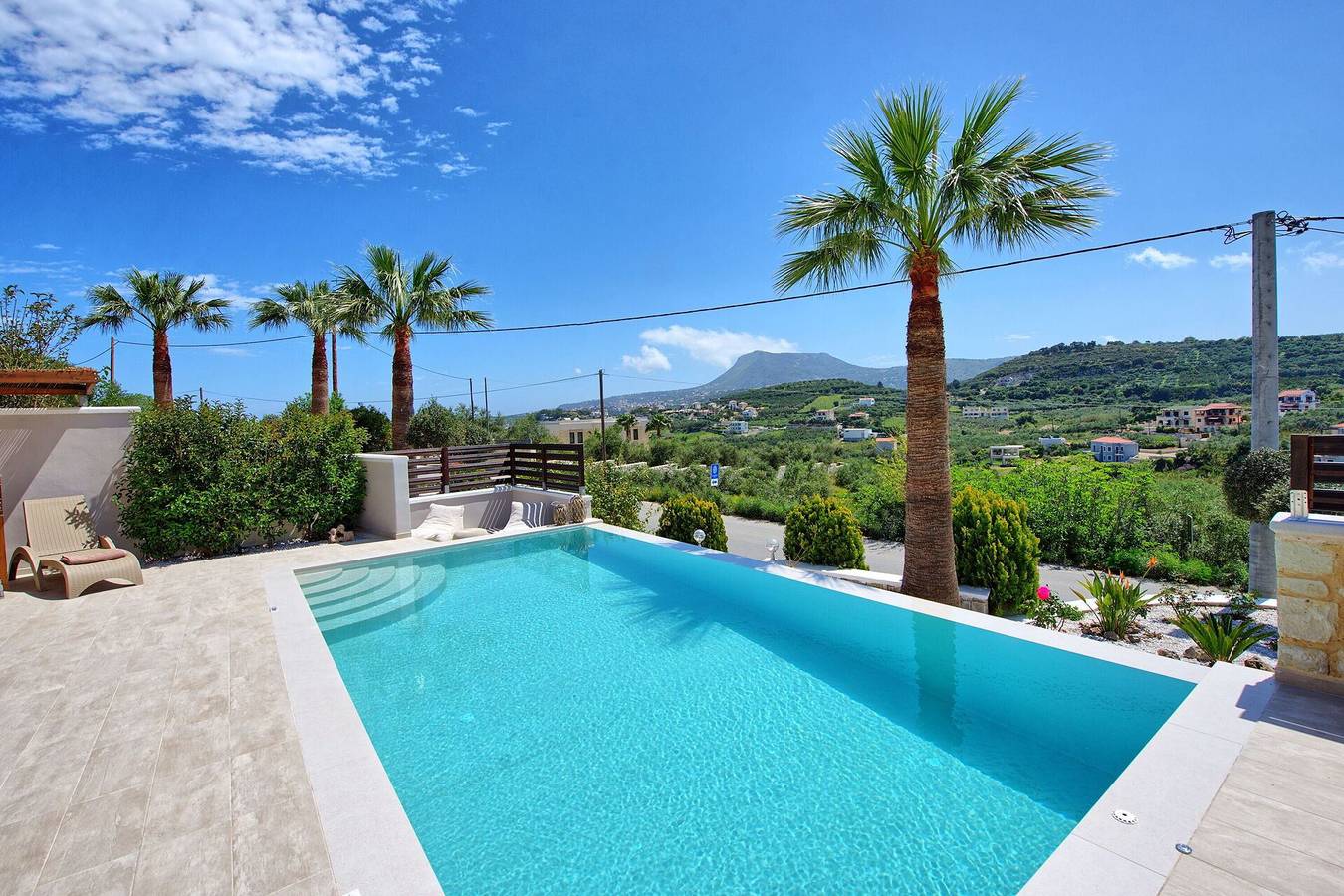 Villa für 4 Personen mit Pool in Kalyves, Chania und Umgebung