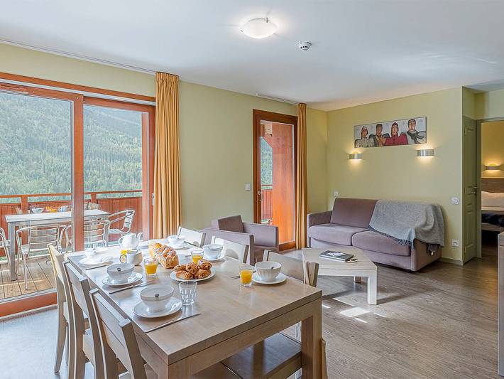 Location de vacances pour 4 personnes, avec balcon et sauna à Vaujany