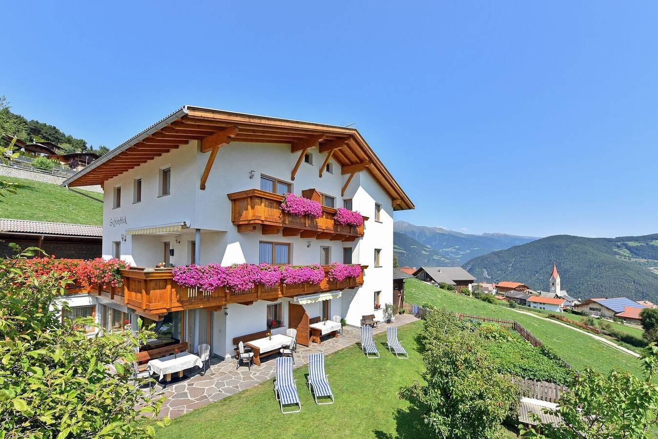 Ganze Wohnung, Ferienwohnung "Eisacktal" mit Bergblick, Wlan, Terrasse & Garten in Spinges, Mühlbach