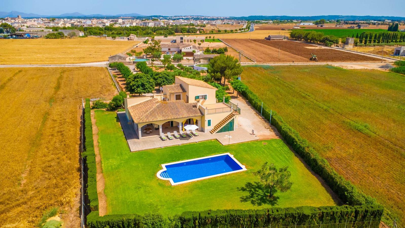 Es Mussol - Ferienhaus mit privaten Pool in Sa Pobla. Wifi gratis in Sa Pobla, Mallorca Norden