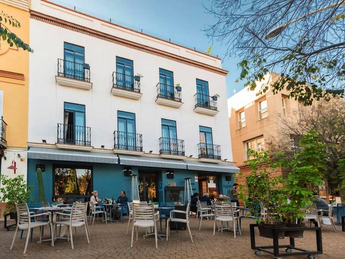Pension voor 10 personen, met terras in Sevilla