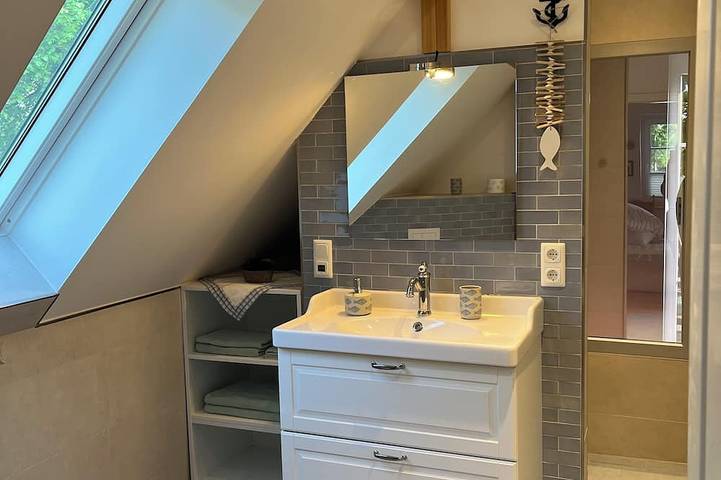 Ferienwohnung für 2 Personen, mit Garten und Balkon in Rubkow - 4