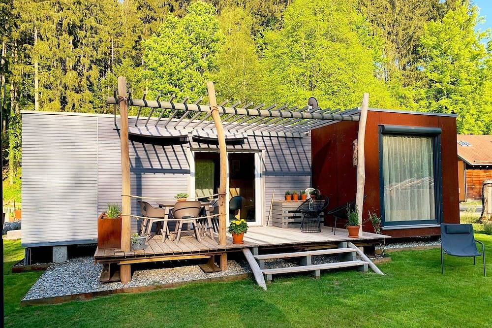 Tiny Haus im Grünen in Bergatreute, Region Bodensee-Oberschwaben