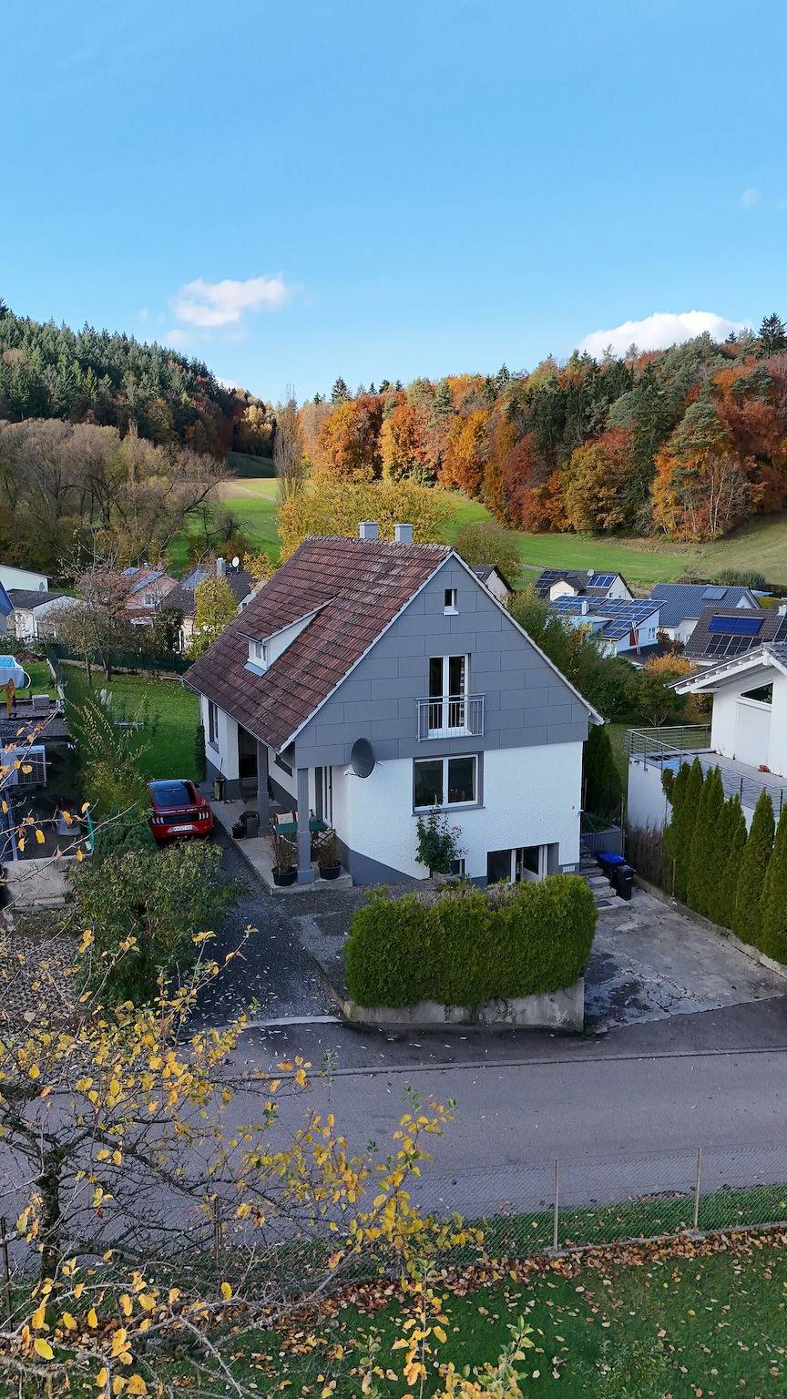 Ferienhaus 'Spes' mit Bergblick, privater Terrasse und Wi-Fi in Stockach, Landkreis Konstanz