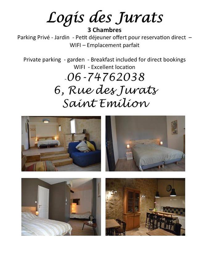 Maison d’hôte pour 4 personnes, avec vue ainsi que jardin et terrasse à Saint-Émilion - 3