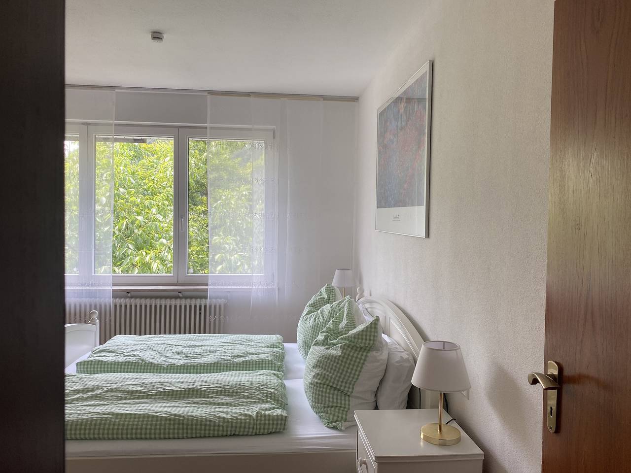 Ganze Wohnung, Ruhiges Apartment Riverside Wallbach mit Freisitz, Klimaanlage, Waschtrockner und Rheinblick in Bad Säckingen, Südschwarzwald