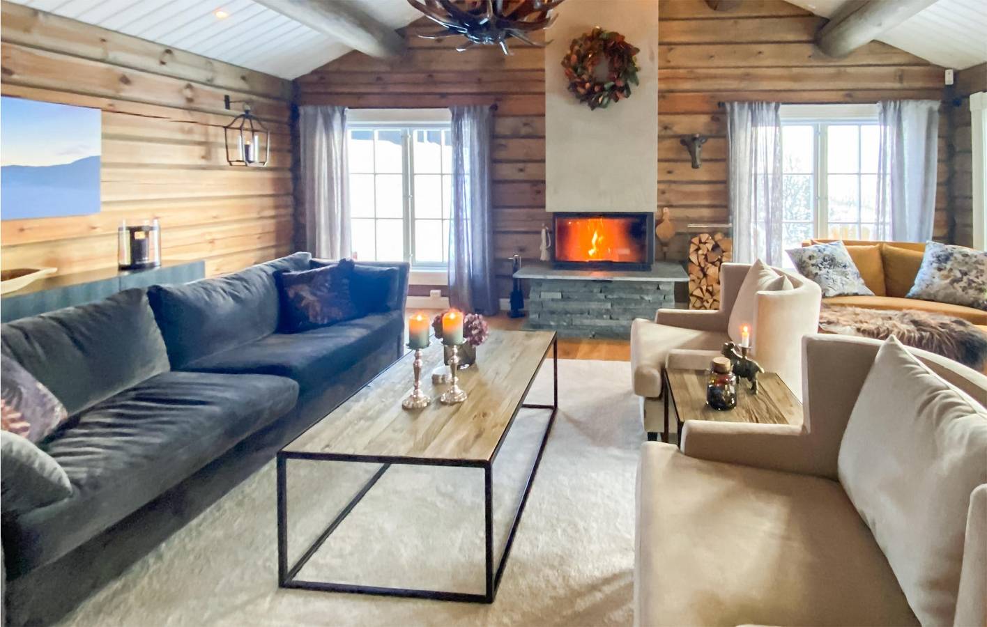 Ferienhaus für 11 Personen mit Garten in Vinje