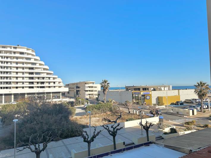 Gîte pour 4 personnes, avec balcon dans Casino de Valras Plage