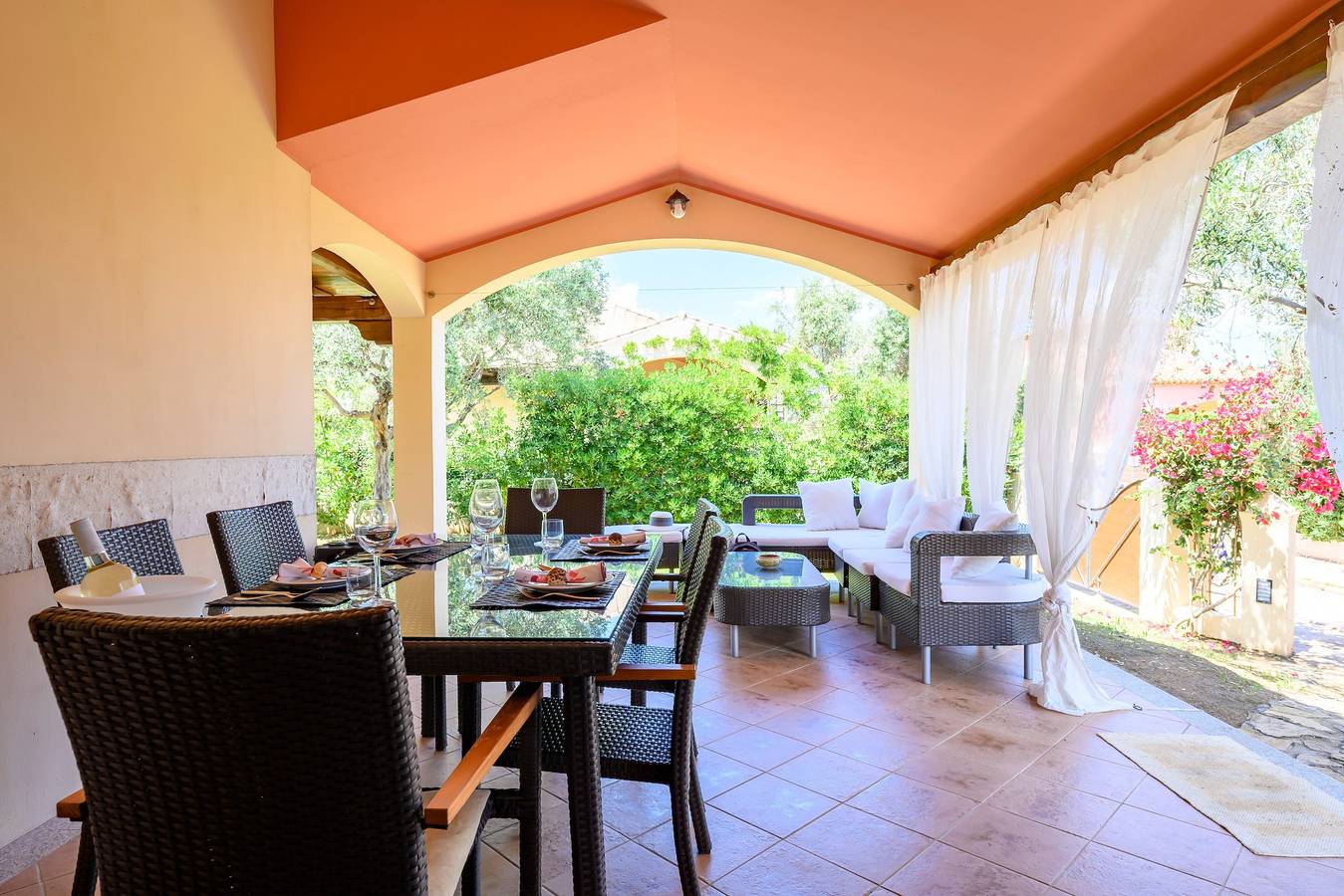 Casa vacanze 'Villa Dalila' con terrazza privata, giardino privato e aria condizionata in Foxi Murdegu, Tertenia