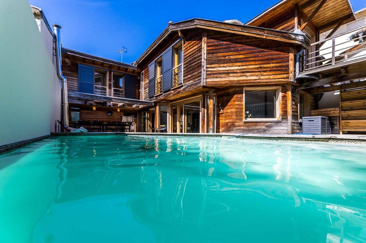 Kabane Keyweek Villa pool spa sauna downtown in Biarritz, Region de Bayona