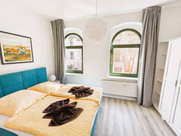 Ferienwohnung für 4 Personen, mit Garten und Ausblick in Eibenstock