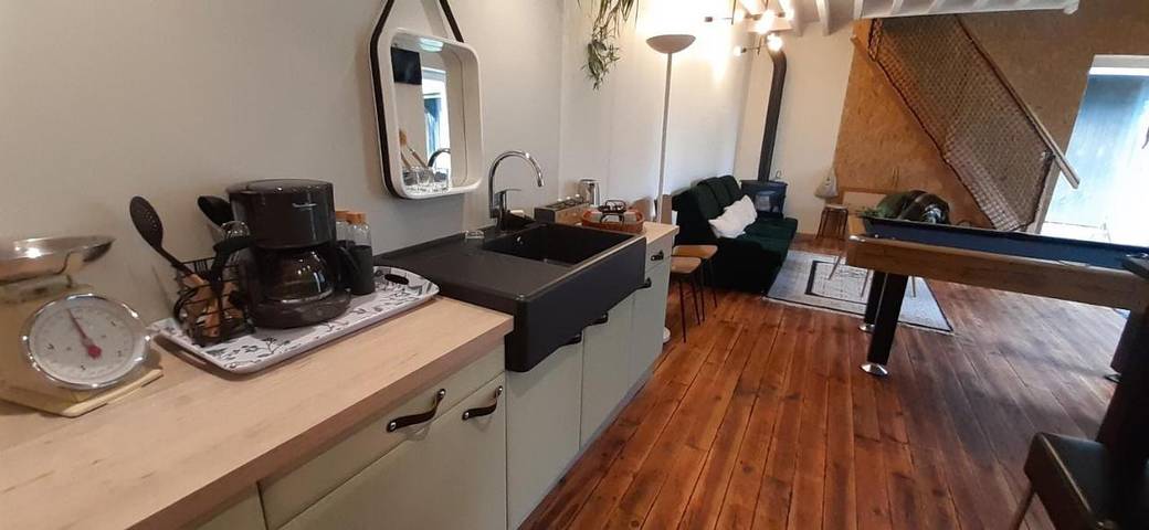 Appartement de vacances pour 2 personnes, avec Terrasse ainsi que Jardin et Vue