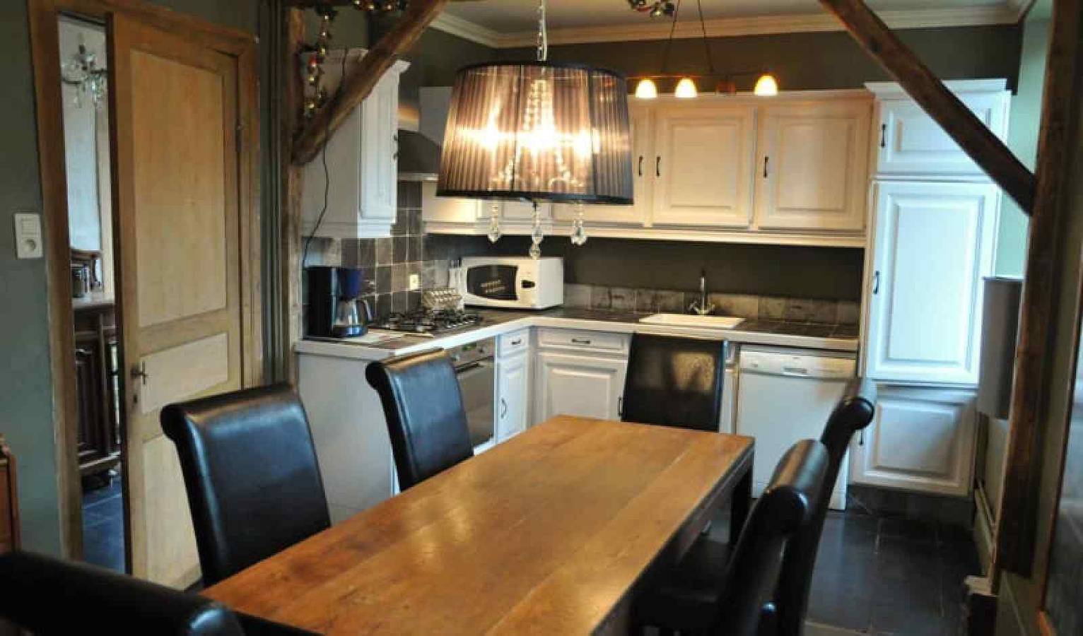 Renovated stone village house for 8 persons in the middle of a typical Ardennes village. in Hotton, Province de Luxembourg