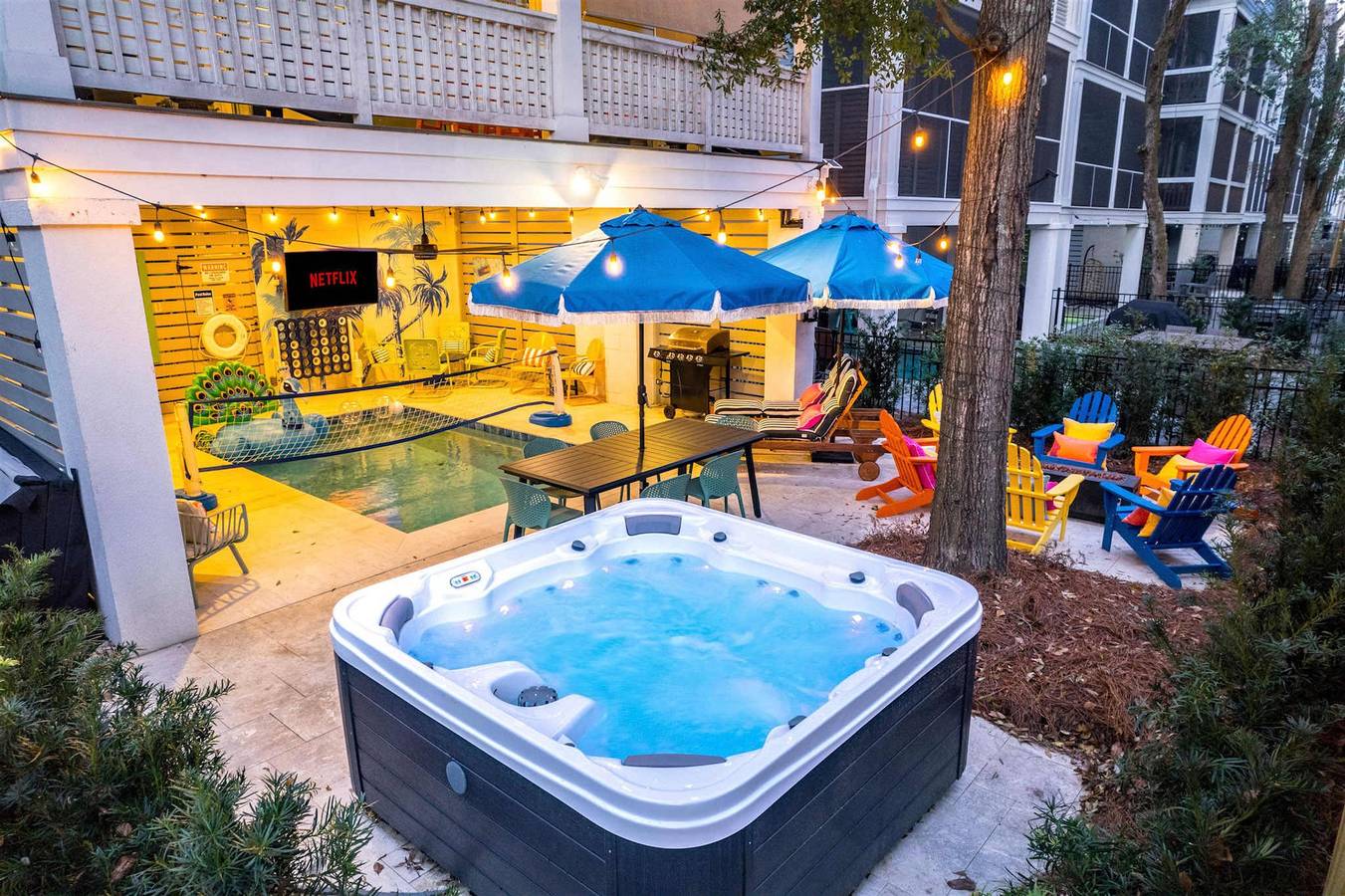 Hilton Head 6Br  Sleeps 18  Pool  Hot Tub  Firepit in Beaufort County