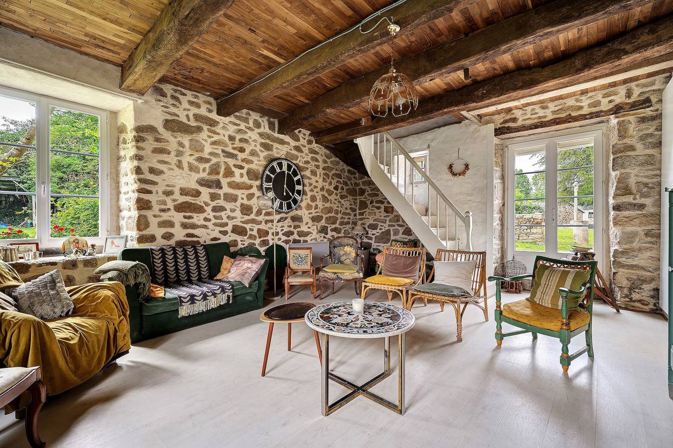 Großes Familienhaus mit privater Terrasse, Garten und Wlan in Saint Lormel in Saint-Lormel, Dinan und Umgebung