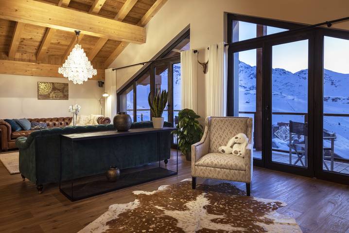 Chalet pour 12 personnes, avec terrasse et sauna