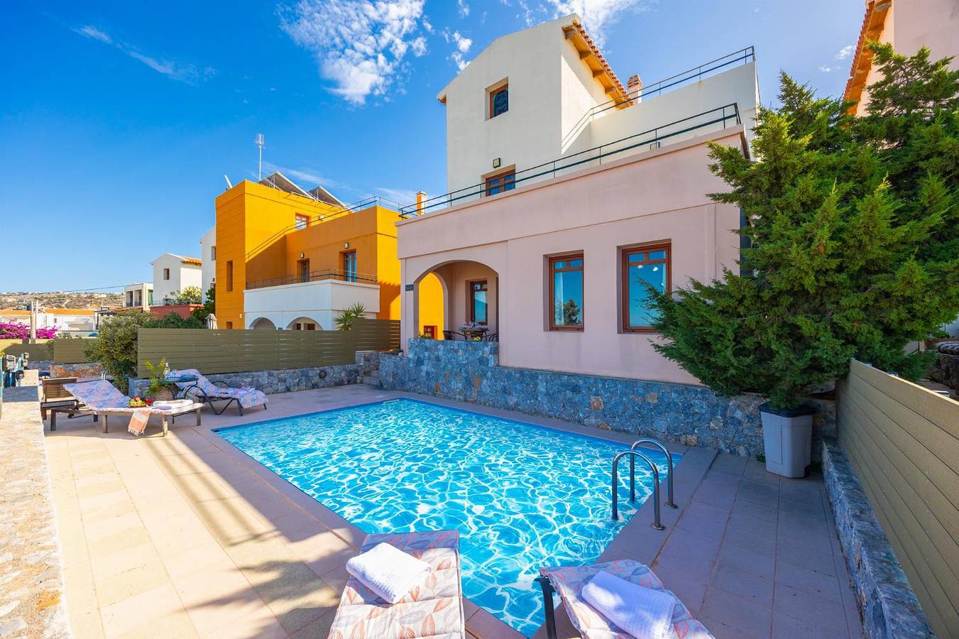 Villa für 7 Personen mit Terrasse in Vamos, Chania und Umgebung