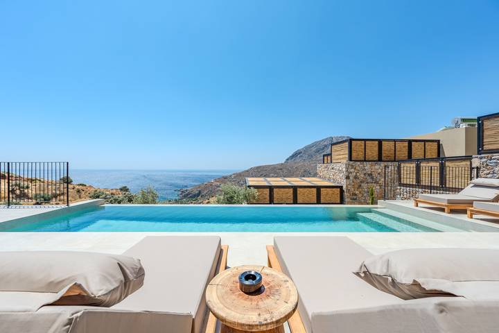 Ferienhaus für 7 Personen, mit Meerblick und Balkon sowie Whirlpool und Terrasse in Rethymno und Umgebung - 2