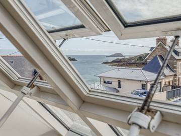 Gîte pour 7 personnes, avec terrasse dans Havre de Rothéneuf