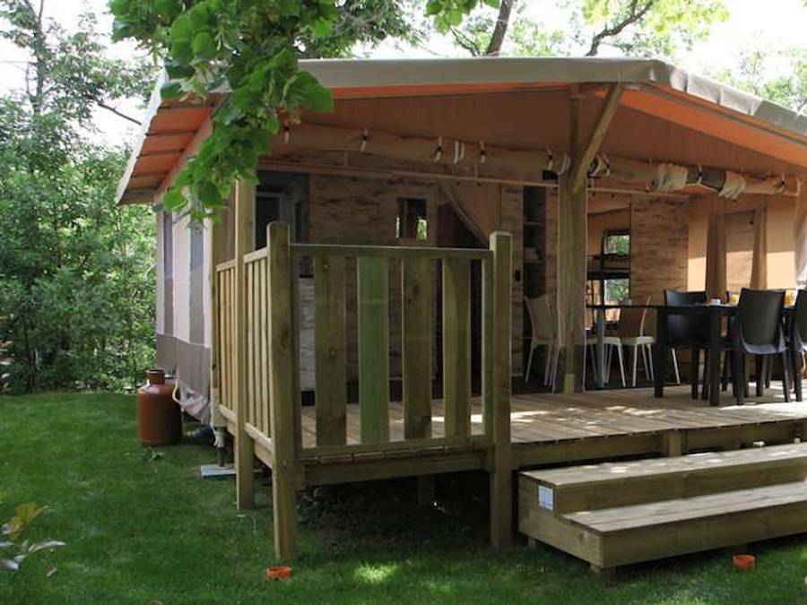 Camping Europa Silvella - Zelt 5 personen - Glamour in Manerba del Garda, Gardasee-Berge