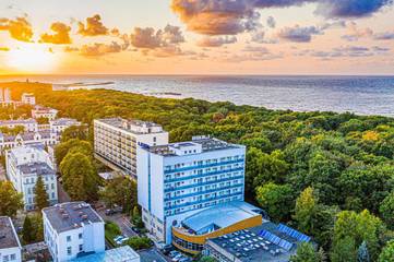 Ferienanlage für 2 Personen, mit Whirlpool und Pool sowie Balkon und Sauna in Polnische Ostsee