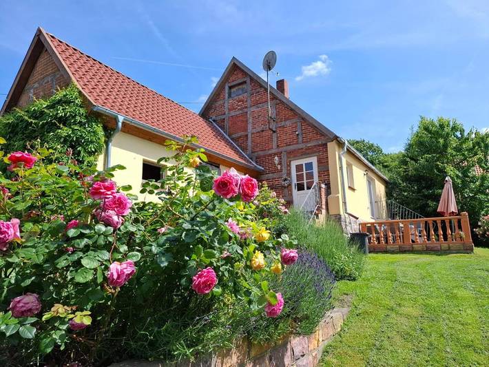 Ferienhaus für 5 Personen, mit Terrasse und Garten sowie Ausblick in Brook