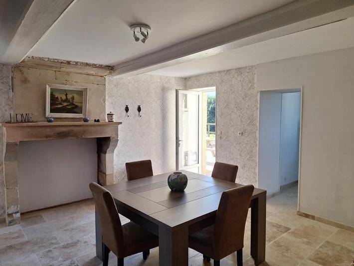 Location de vacances pour 6 personnes, avec vue ainsi que jardin et terrasse, animaux acceptés à Trévières - 4