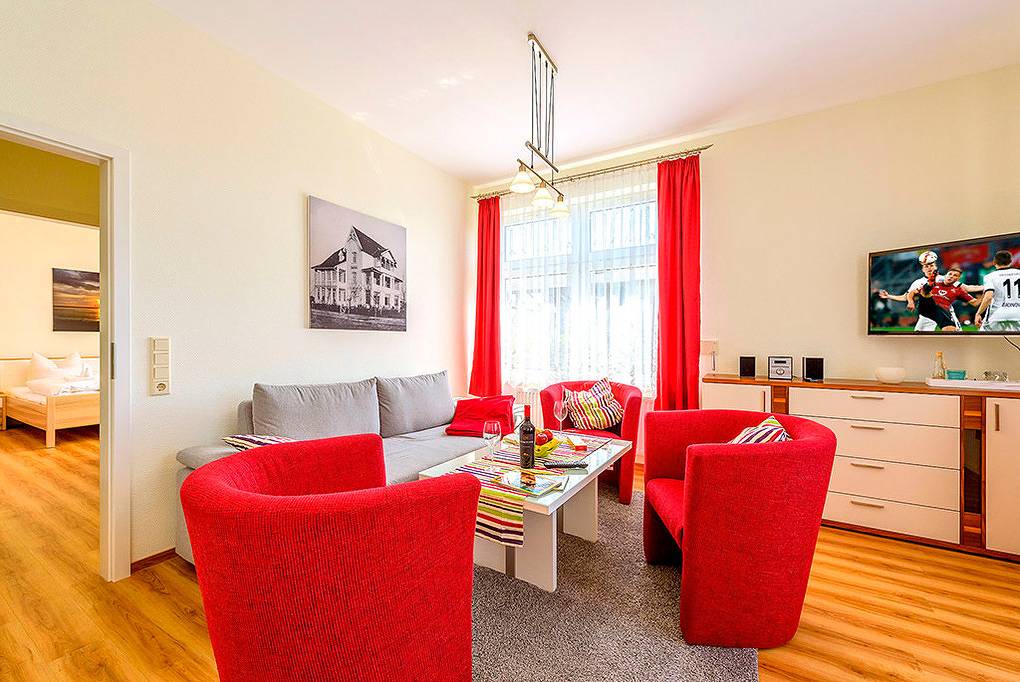 Ganze Ferienwohnung, D 098.011 - Fewo Haus Seerose in Thiessow, Mönchgut