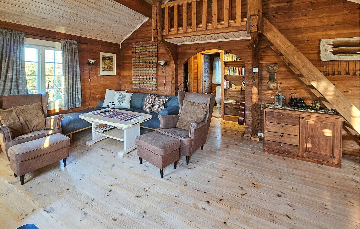 Ferienhaus für 10 Personen mit Terrasse in Flesberg