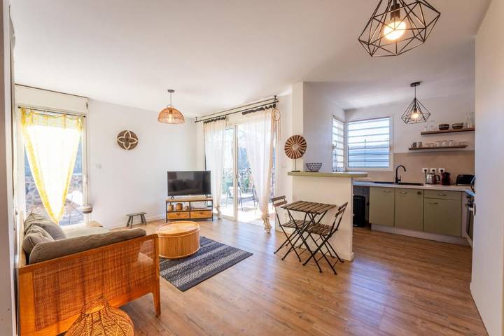 Appartement de vacances pour 2 personnes, avec jardin et vue