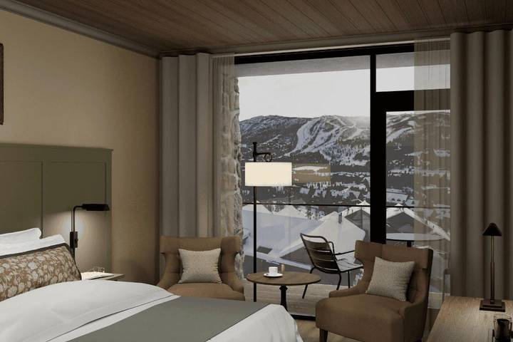 Hotel for 2 personer, med pool og sauna såvel som jacuzzi og have, husdyr tilladt i Hol