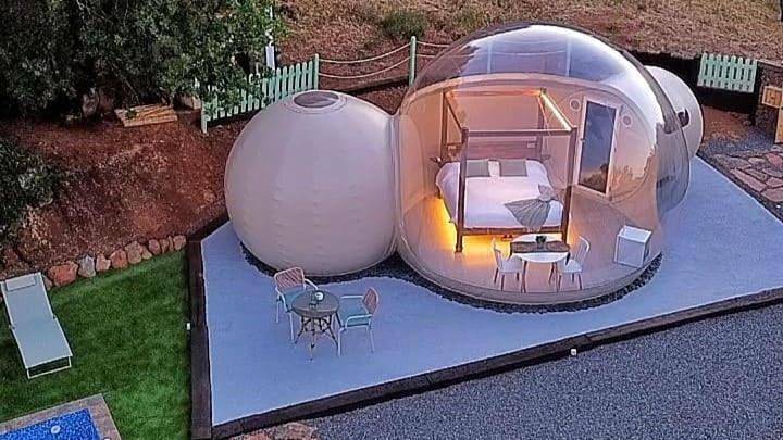 Camping para 2 personas, con Terraza además de Jardín y Piscina en Castilla-La Mancha