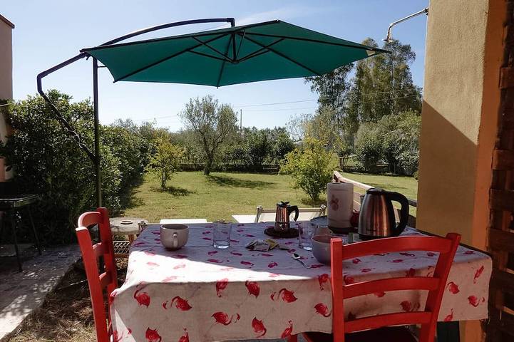 Ferienhaus für 2 Personen, mit Terrasse und Garten