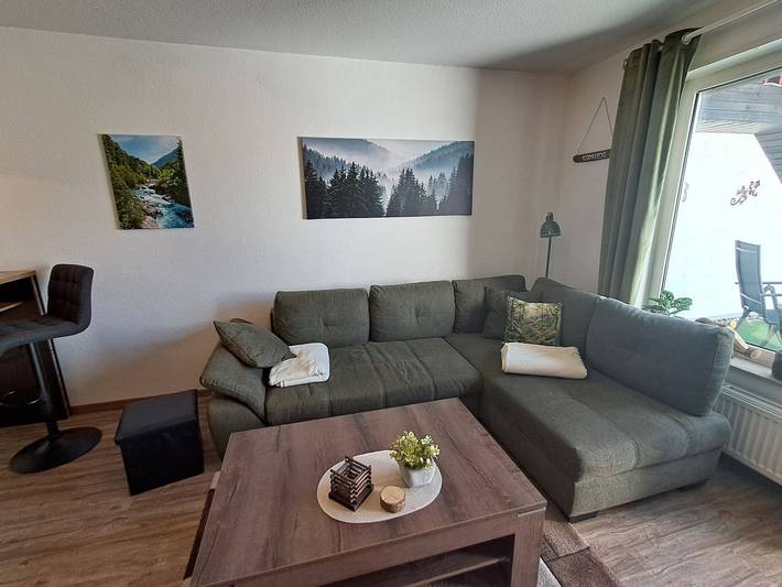 Ferienwohnung für 2 Personen, mit Balkon und Balkon/Terrasse sowie Ausblick und Seeblick in Niedersfeld