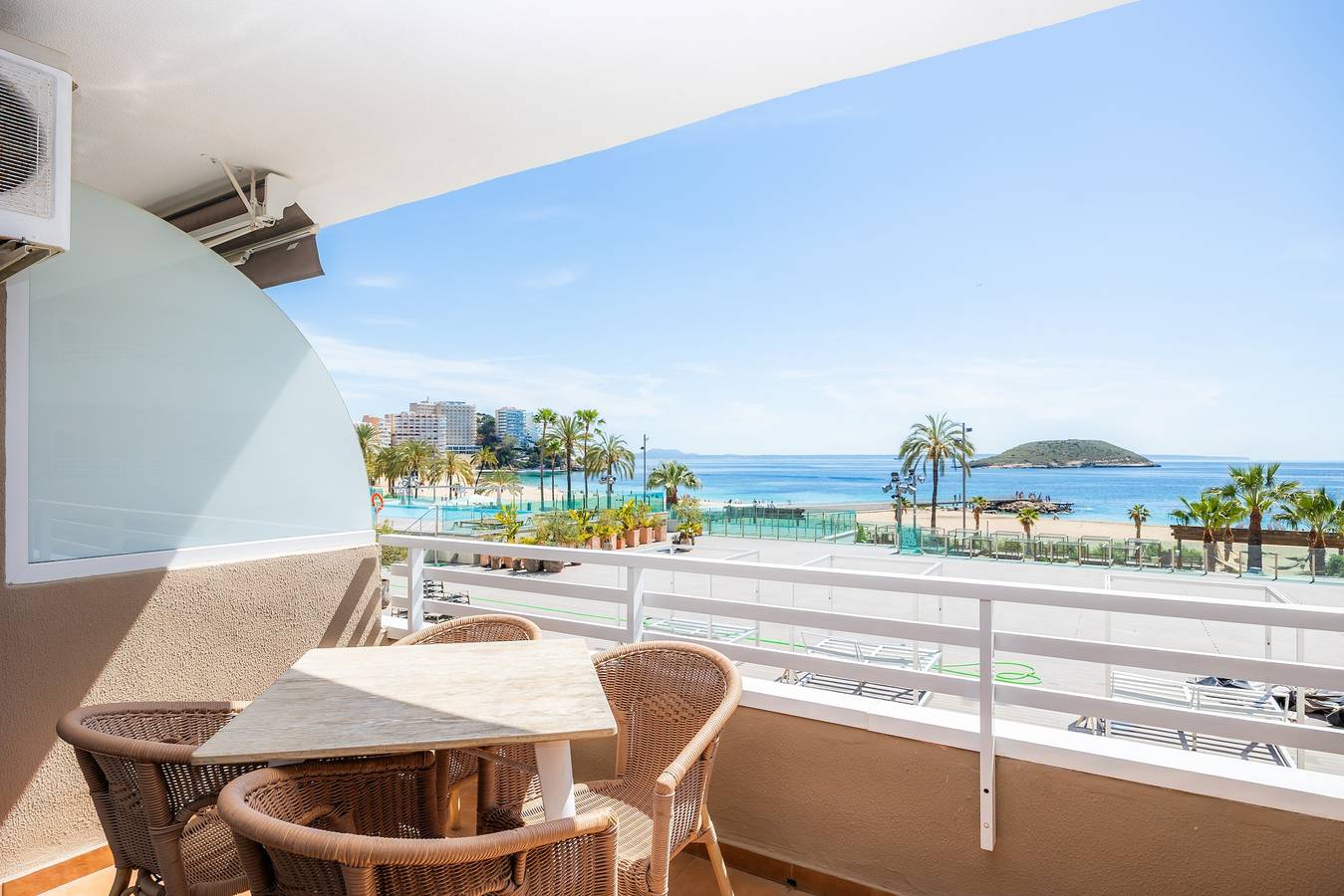 Leilighetshotell for 4 personer med balkong in Magaluf, Calvià