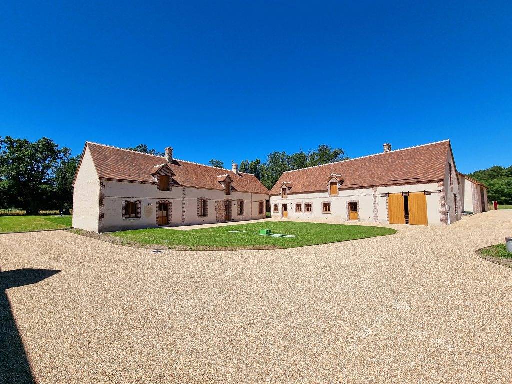 Gîtes 26 personnes, à la ferme, avec piscine privée, en Sologne in Pruniers-en-Sologne, Sologne