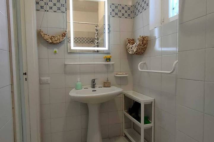 Typical Aeolian house surrounded by Mediterranean nature in Lipari