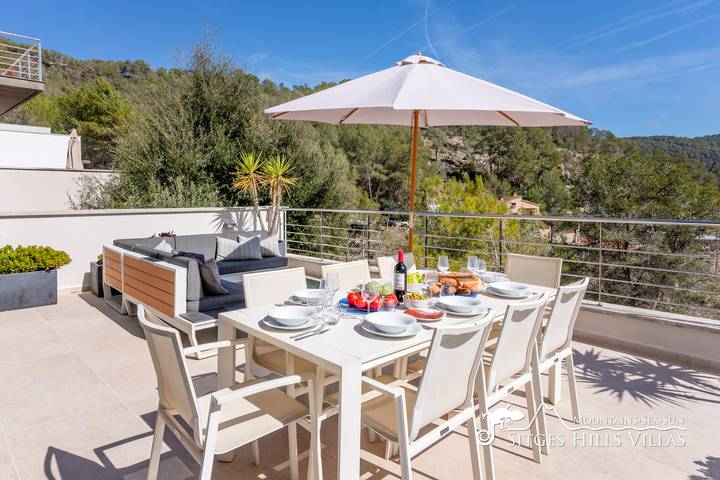 Chalet para 9 personas, con jardín y terraza, Se admiten mascotas en Garraf - 4