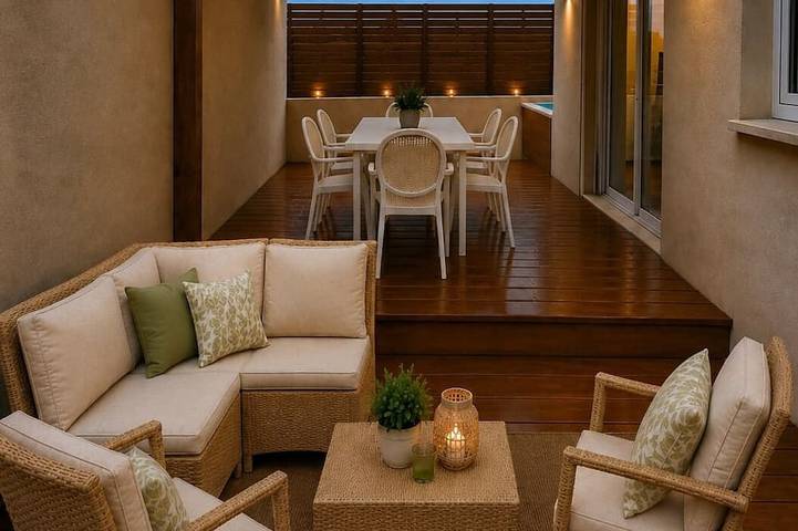 Maison de vacances pour 5 personnes, avec jardin