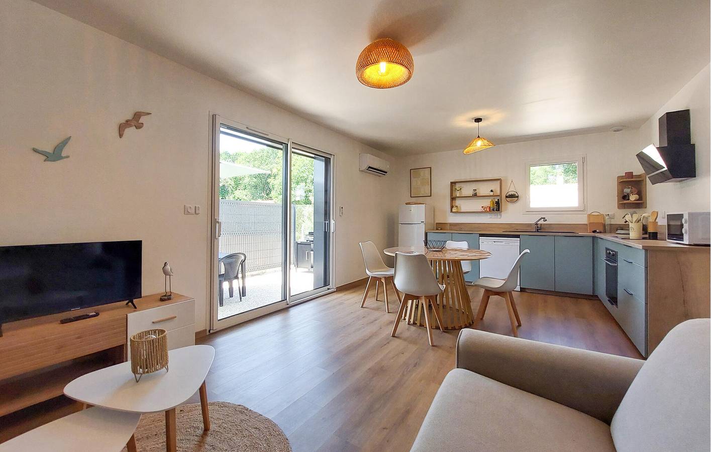 Appartement confortable avec jardin, Wi-Fi et parking - À 2 km de la plage in La Tremblade, Côte de Beauté