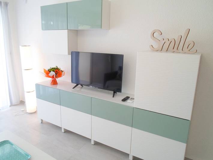 Ganze Wohnung, 1-Zimmer-Wohnung mit Klimaanlage in der Nähe des Thau-Teiches in Balaruc-les-Bains, Mittelmeerküste (Frankreich)