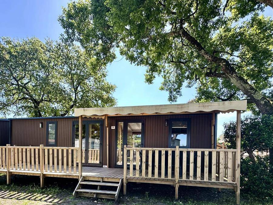 Camping Le Braou - Mobilheim 6 personen - 4 Zimmer 6 Personen Klimatisiert + Tv in Audenge, Arcachon und Umgebung
