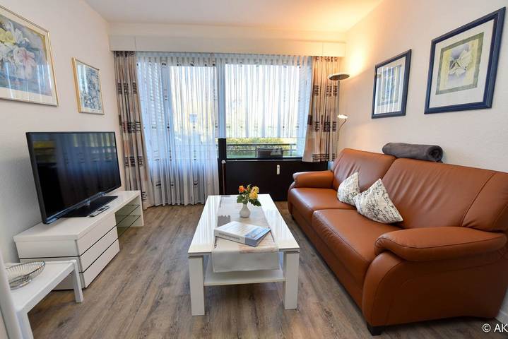 Location de vacances pour 2 personnes, avec balcon en Mer du Nord
