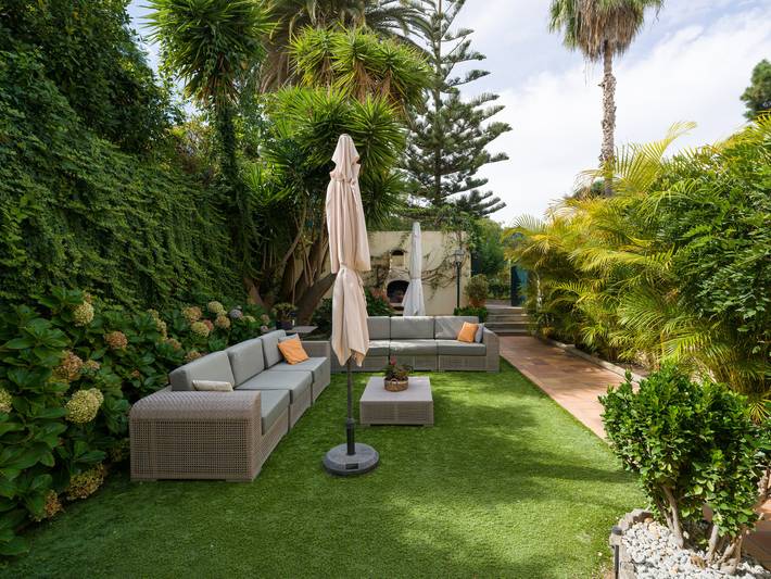 Location de vacances pour 6 personnes, avec balcon et jardin à Santa Brígida